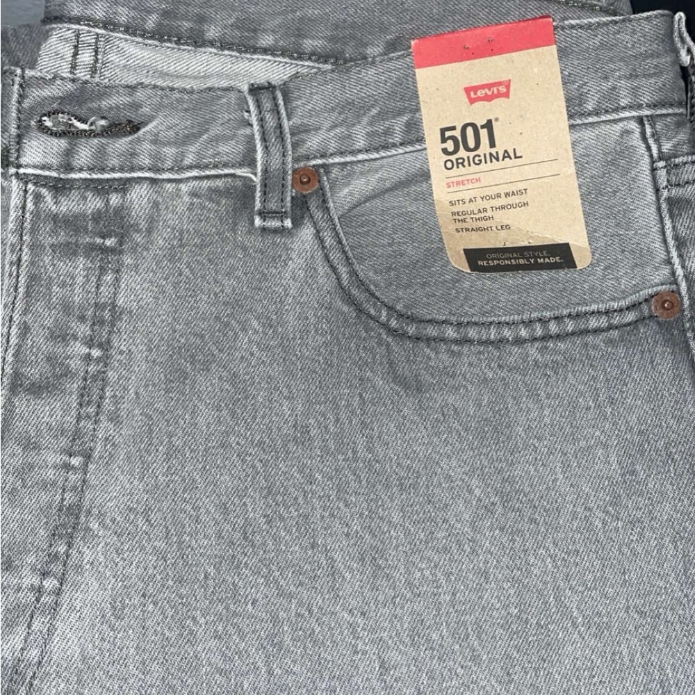 Brand new grey 501s